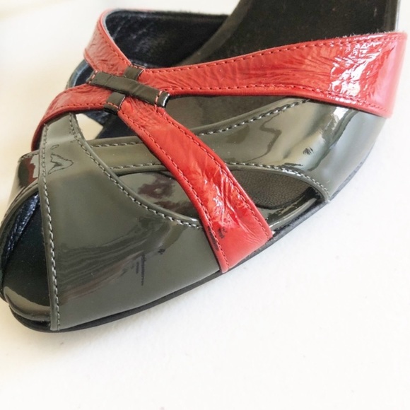 Sigerson Morrison Retro Patent Leather Heels- Sz 8 - Picture 6 of 7